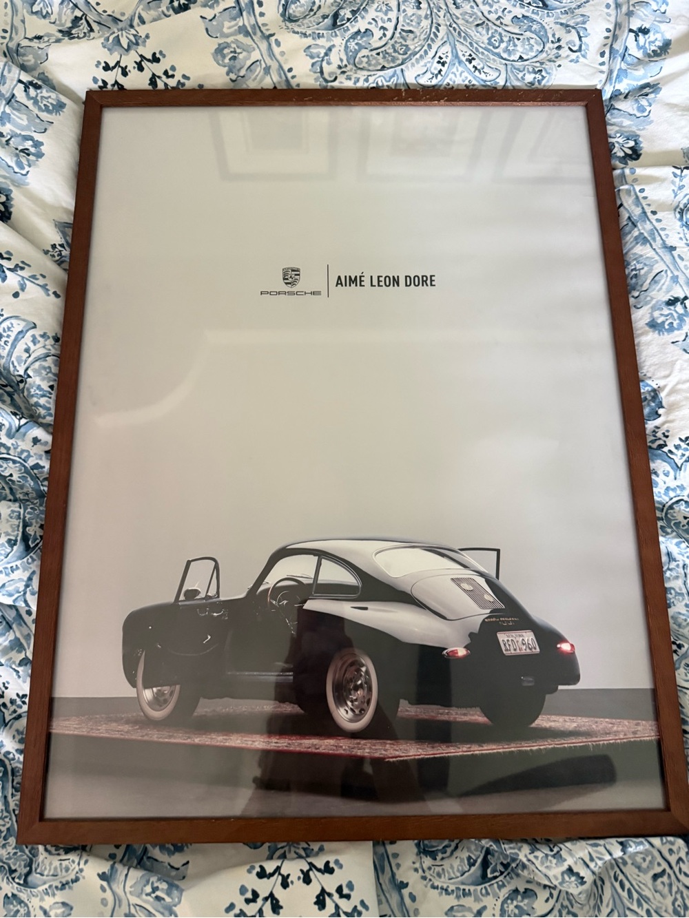 Aime Leon Dore Black Porsche Classic Framed Print
